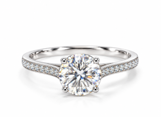 AVELIS – Luxusní prsten s kamenem 2 ct a motivem srdce | ANU JEWELRY